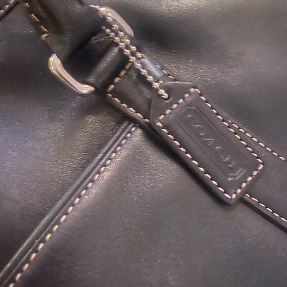 Gorgeous Vintage Coach Leather Weekender Bag Perfect Condition - Picture 3 of 4